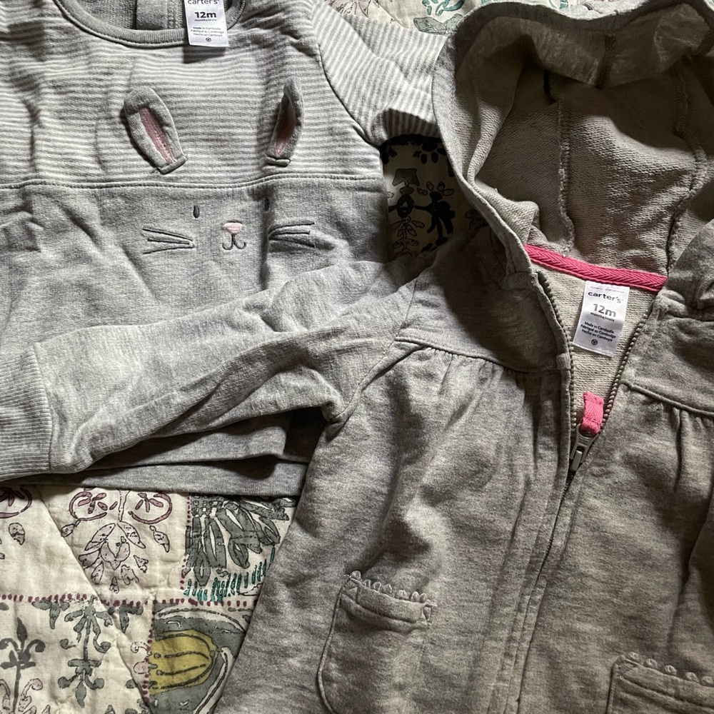 Bundle of 2 Carter’s sweatshirts